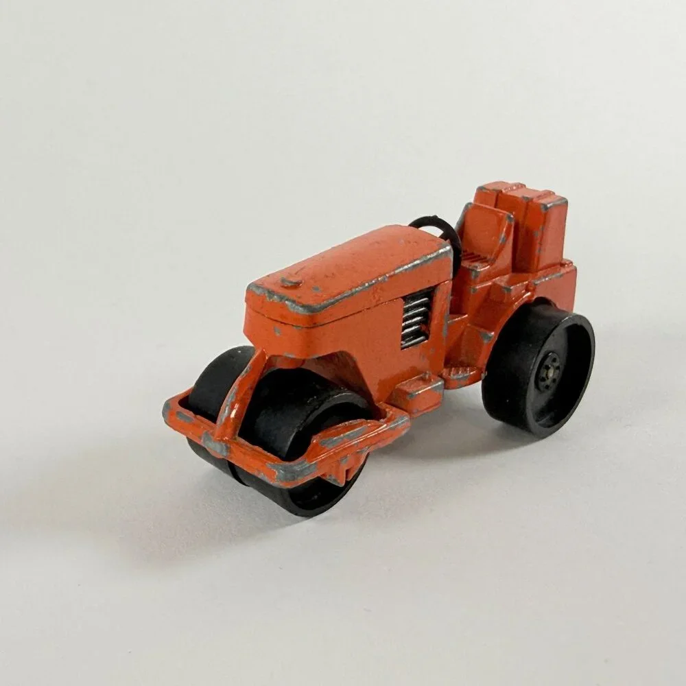Vintage Tootsie Diecast Fire Truck Ford Wrecker & Hong Kong Road Roller 1960s